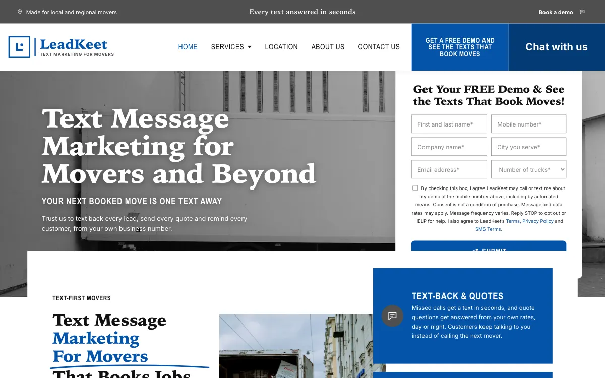 The Boldface moving company website template (opens in a new tab)