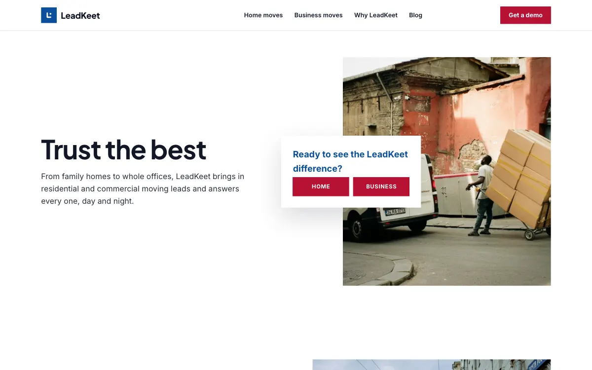 The Crestline moving company website template (opens in a new tab)