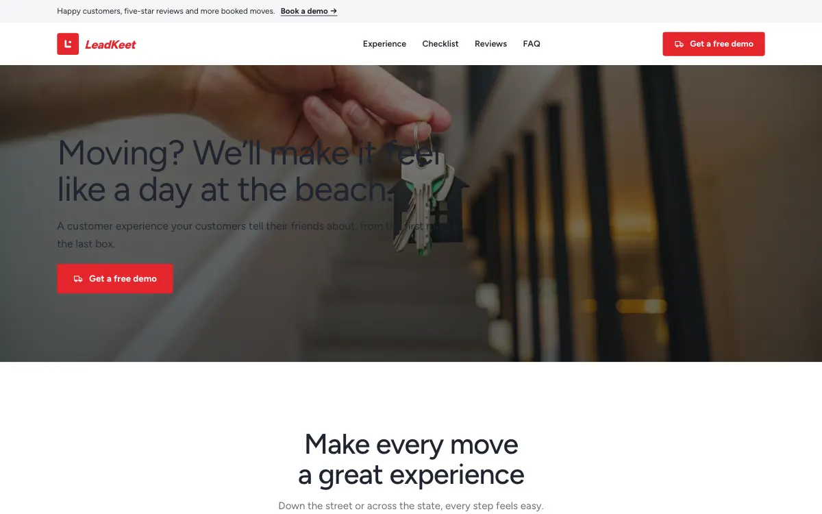 The Polestar moving company website template (opens in a new tab)