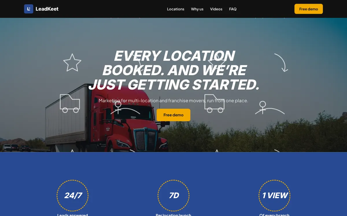 The Sketchline moving company website template (opens in a new tab)
