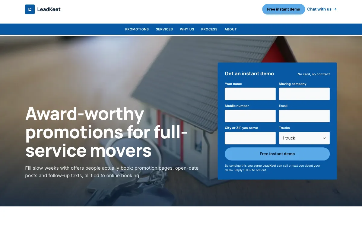 The Sterling moving company website template (opens in a new tab)